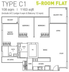 Blk 519D Centrale 8 At Tampines (Tampines), HDB 5 Rooms #373432601